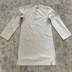 Vintage 2000’s Beige Tunic, Size 12Y, or Women’s XXS. By Dubster.